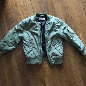 H&M olive green bomber